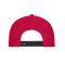 Unisex 6 Panel Mesh Cap Rood/zwart 11191