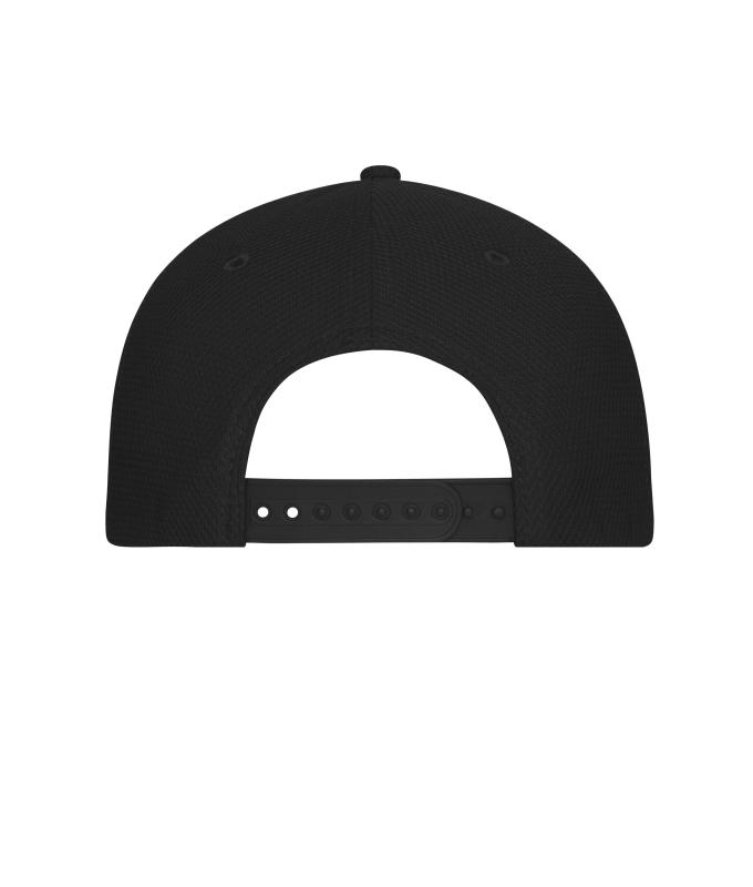 Unisexe Casquette filet à 6 panneaux Noir/noir 11191