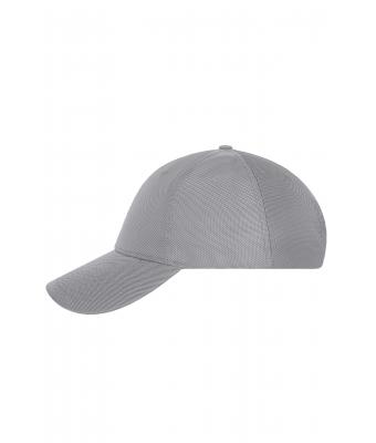 Unisex 6 Panel Cap Silver 11501