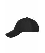 Unisex 6 Panel Cap Black 11501