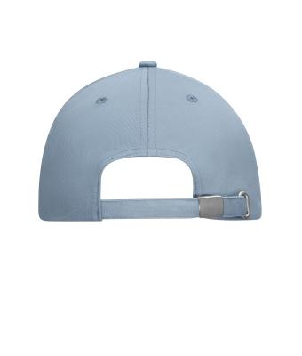 Unisex 6 Panel Cap Bio Cotton Milky-blue 11823