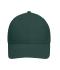 Unisex 6 Panel Cap Bio Cotton Rokerig-groen 11823