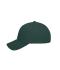 Unisex 6 Panel Cap Bio Cotton Smoky-green 11823
