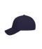 Unisex 6 Panel Cap Bio Cotton Diep-paars 11823