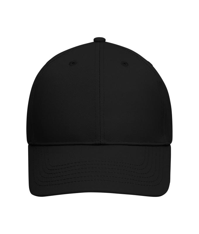 Unisex 6 Panel Cap Black 11823
