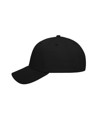 Unisex 6 Panel Cap Organic Cotton Black 11823