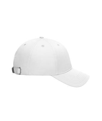 Unisex 6 Panel Cap Organic Cotton White 11823
