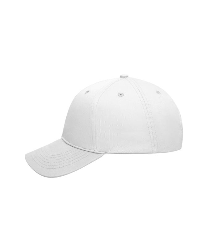 Unisex 6 Panel Cap White 11823