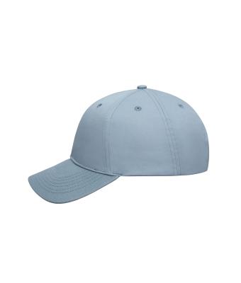 Unisexe Casquette 6 panneaux coton bio Bleu-laiteux 11823