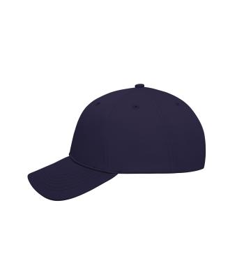 Unisexe Casquette 6 panneaux coton bio Pourpre-foncé 11823