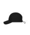 Unisex 7 Panel Sports-Cap Zwart 12021