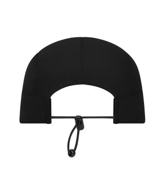 Unisex 7 Panel Sports-Cap Zwart 12021