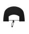 Unisex 7 Panel Sports-Cap Zwart 12021