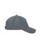 Unisex 5 Panel Laser-Cut Cap Grey 12022
