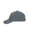 Unisex 5 Panel Laser-Cut Cap Grey 12022
