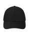 Unisex 5 Panel Laser-Cut Cap Black 12022