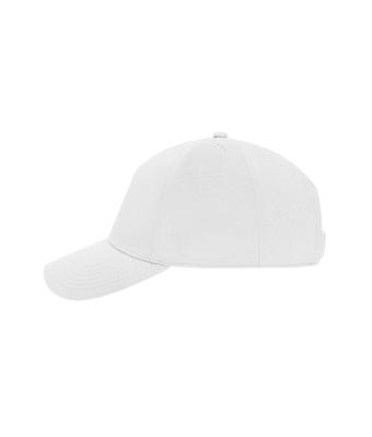 Unisexe Casquette 5 panneaux découpée au laser Blanc 12022