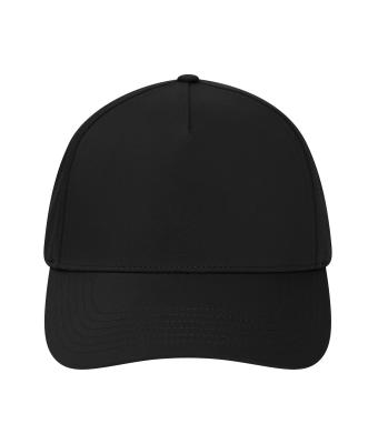 Unisexe Casquette 5 panneaux découpée au laser Noir 12022