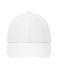 Unisex 6 Panel Workwear Cap White 12023