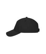 Unisex 6 Panel Workwear Cap RCS Blended Black 12023