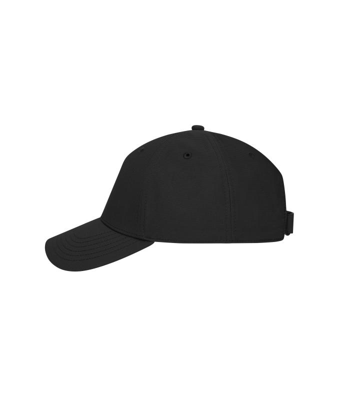 Unisex 6 Panel Workwear Cap RCS Blended Black 12023