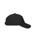Unisex 6 Panel Workwear Cap RCS Blended Black 12023