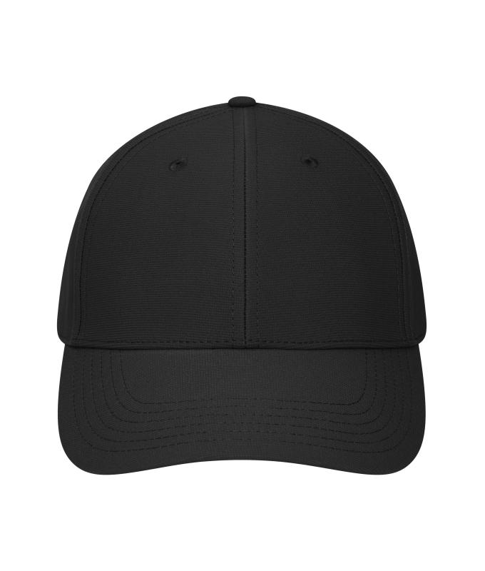 Unisex 6 Panel Workwear Cap RCS Blended Black 12023