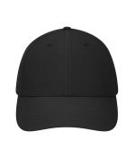 Unisex 6 Panel Workwear Cap RCS Blended Black 12023