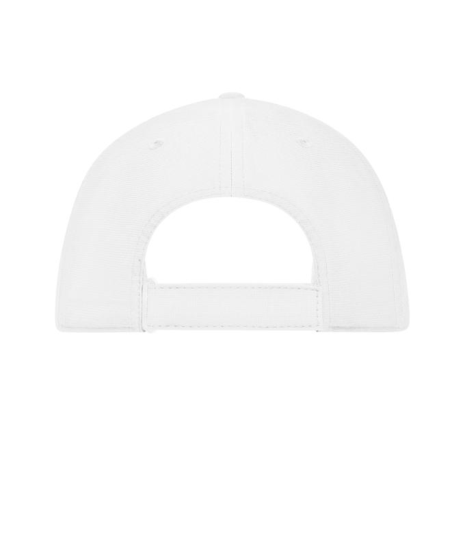 Unisex 6 Panel Workwear Cap RCS Blended White 12023