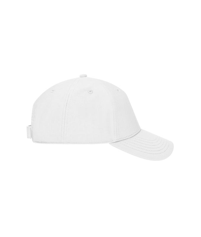 Unisex 6 Panel Workwear Cap RCS Blended White 12023