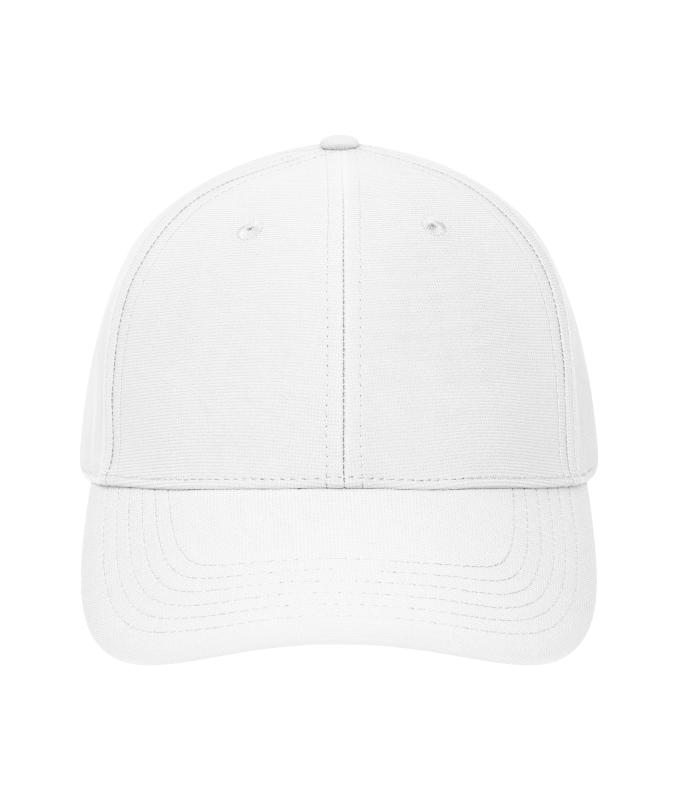 Unisex 6 Panel Workwear Cap RCS Blended White 12023