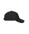 Unisex 6 Panel Workwear Cap Zwart 12023
