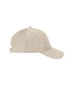 Unisex 6 Panel Corduroy Cap  Cotton Sandstone 12025