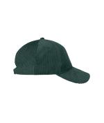 Unisex 6 Panel Corduroy Cap  Cotton Smoky-green 12025