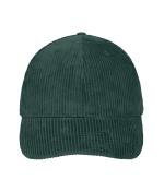 Unisex 6 Panel Corduroy Cap  Cotton Smoky-green 12025