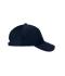 Unisex 6 Panel Corduroy Cap  Organic Cotton Navy 12025