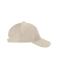 Unisex 6 Panel Corduroy Cap  Organic Cotton Sandstone 12025