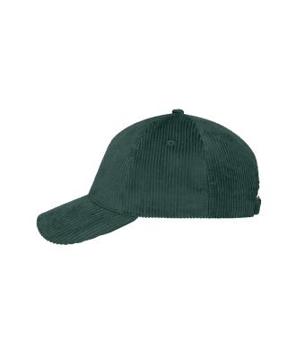 Unisex 6 Panel Corduroy Cap  Organic Cotton Smoky-green 12025