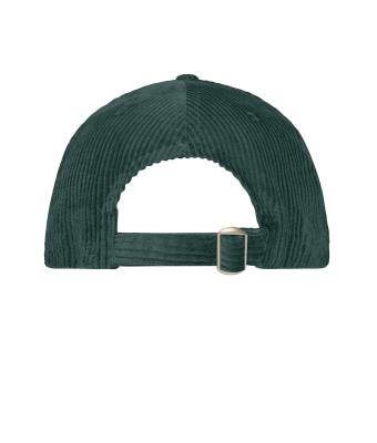 Unisex 6 Panel Corduroy Cap  Organic Cotton Smoky-green 12025