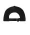 Unisex 6 Panel Corduroy Cap  Organic Cotton Zwart 12025