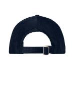 Unisex 6 Panel Corduroy Cap Cotton Navy 12025
