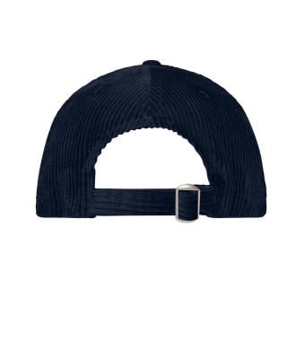 Unisex 6 Panel Corduroy Cap Cotton Navy 12025
