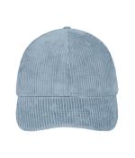 Unisex 6 Panel Corduroy Cap Cotton Milky-blue 12025