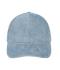 Unisexe Casquette en velours côtelé à 6 panneaux  Organic Cotton Bleu-laiteux 12025