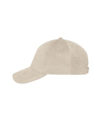 Unisexe Casquette en velours côtelé à 6 panneaux  Organic Cotton Grès 12025