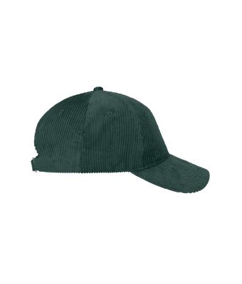 Unisexe Casquette en velours côtelé à 6 panneaux  Organic Cotton Vert-fumé 12025