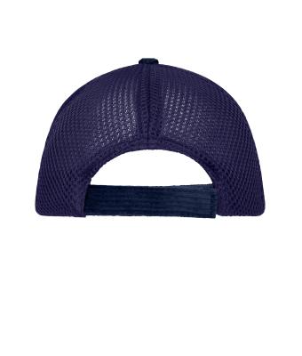 Unisex 6 Panel Corduroy-Mesh Cap  Organic Cotton Navy/navy 12027
