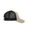 Unisex 6 Panel Corduroy-Mesh Cap  Organic Cotton Zandsteen/zwart 12027