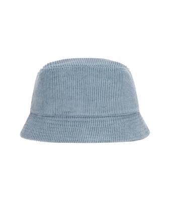 Unisexe Chapeau de pêcheur en velours côtelé  Organic Cotton Bleu-laiteux 12030