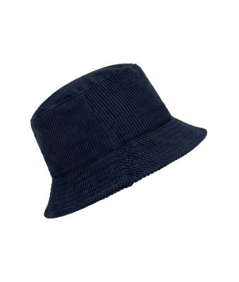Unisex Corduroy Fisherman Hat  Organic Cotton Navy 12030